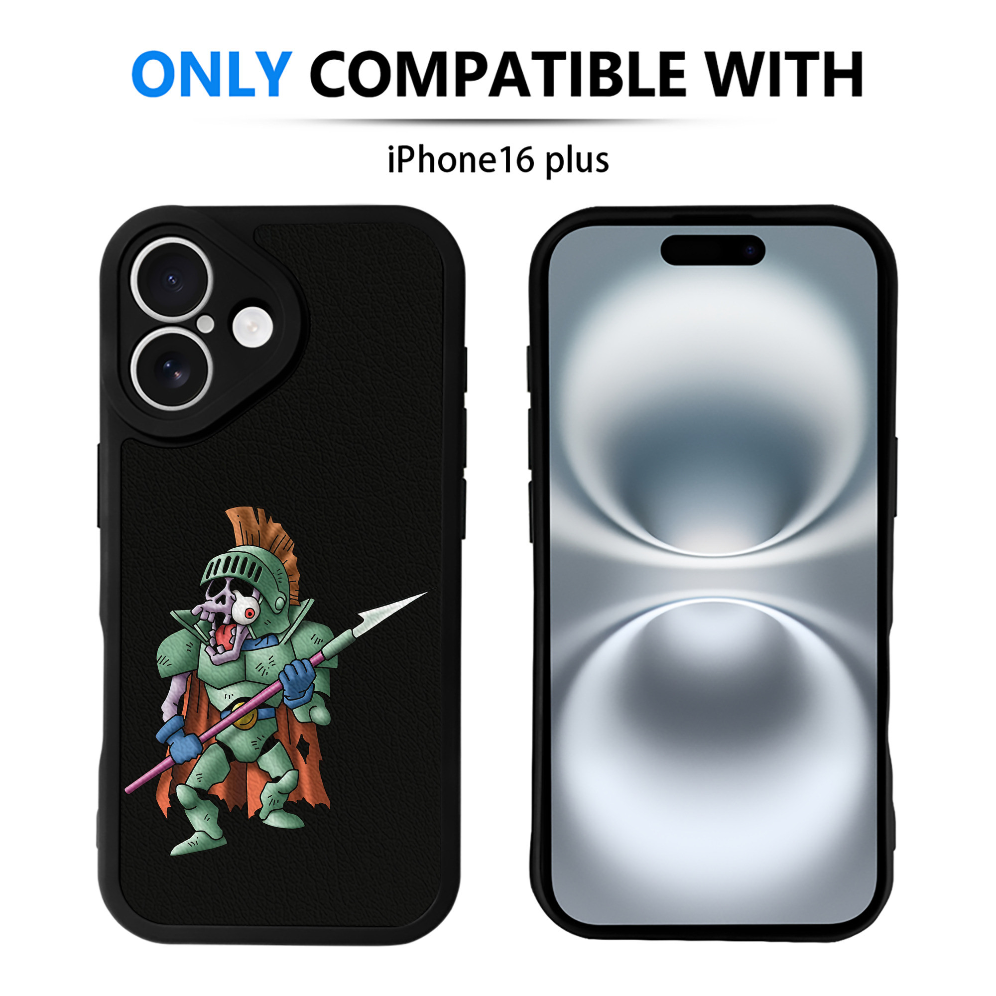 （画像用） ドラゴンクエスト Doragon Kuesuto Dragon Quest 【iPhone 16シリーズ対応】シリコンスマホケース（レザー調） 材質：シリコン